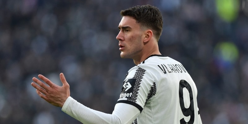 Football player Dusan Vlahovic